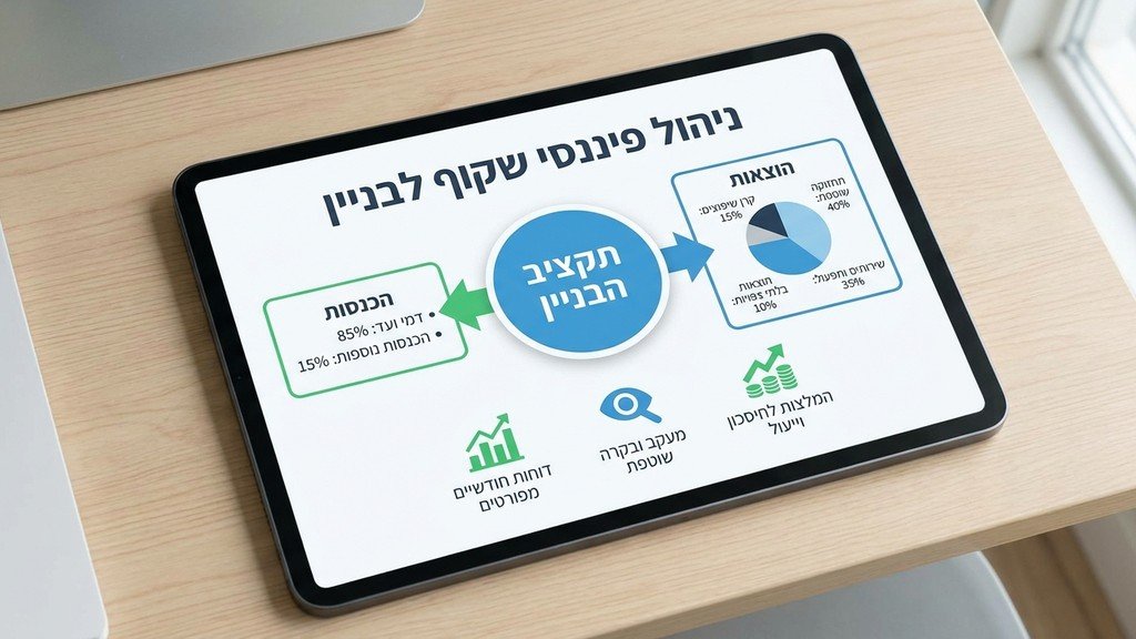 ניהול תקציב ועד בית בשקיפות מלאה ללא התחייבות