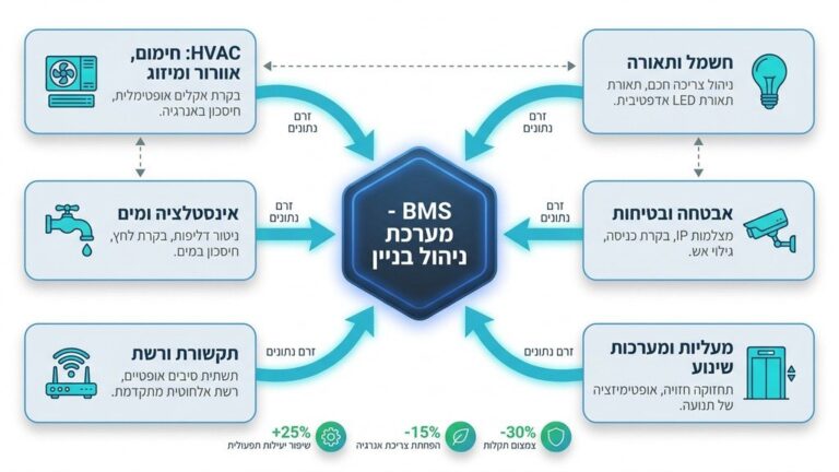 חברת ניהול ואחזקת מבנים בודקת מערכות אלקטרומכניות